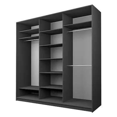 картинка Шкаф-купе 3-х дверный МАКС с зеркалом по центру от магазина КУПИ КУПЕ